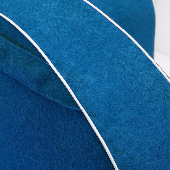 Дитяче крісло для дітей віком від 2 років - Міцне, зручне, виготовлене з пінопласту - зі знімним чохлом, який можна прати - Ідея подарунка, подарунок на день народження для дівчаток та хлопчиків - Синє