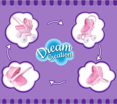 В-1 My First Doll's Pram - лялькова коляска з 4 регульованими режимами - лялькова коляска, лялькова люлька, лялькове автокрісло іг