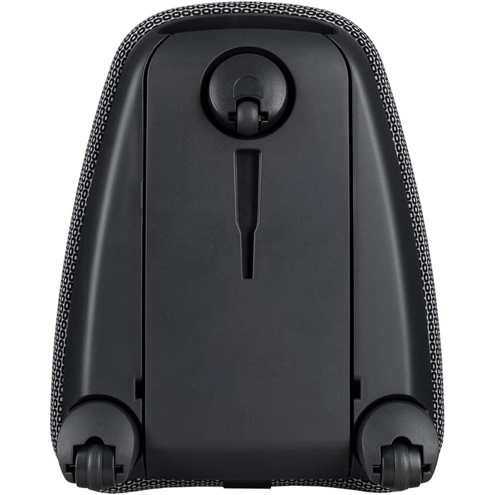 Пилосос SEBO AIRBELT K1 ONE з унікальним захистом меблів, двигун 890 Вт, комбінована насадка для підлоги, чорний, 42x30x24 см