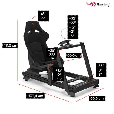Кабіна симулятора перегонів Rennsitz Симулятор перегонів Rennsimulator