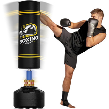 Боксерська груша Elevens, окремо стояча, важка боксерська груша з присосками, для дорослих, підлітків, дітей, підставка, мішок для