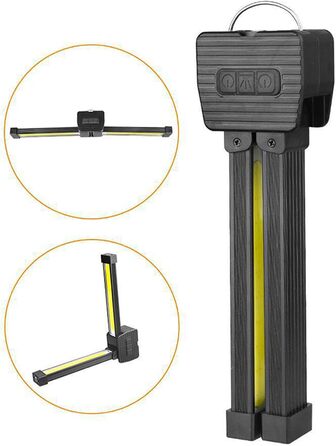 Фітнес-лампа для позування акумуляторна робоча лампа, портативний магнітний світлодіодний ліхтарик, з регульованою яскравістю, водонепроникний, з гачком, складний ліхтарик для сценічних виступів, фітнесу, фотографії