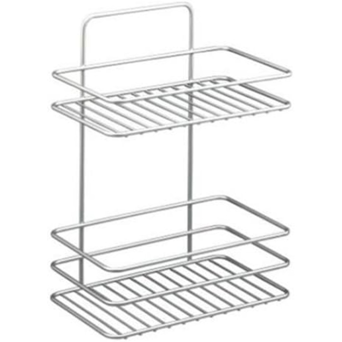 Кошик для рушників для гостей Metaltex 404222 Reflex з 2 ярусами, 26 x 16 x 35 см