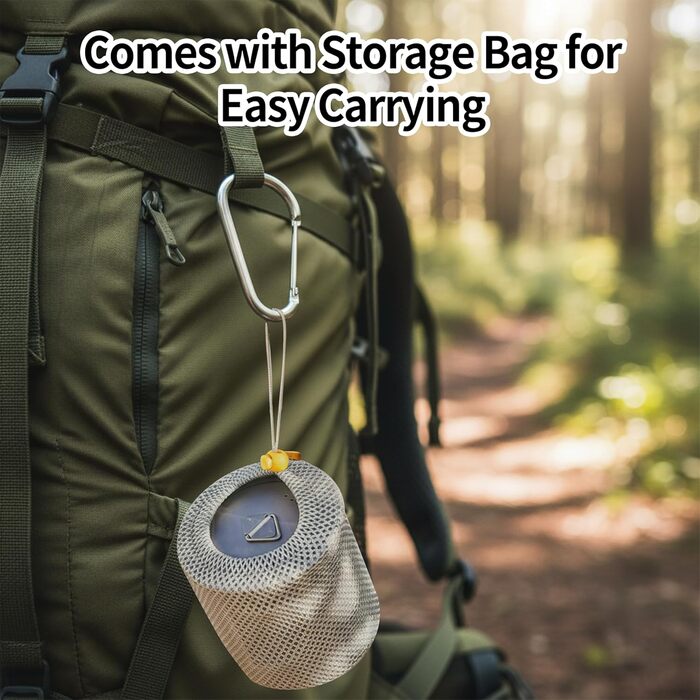 Титанова чашка для кемпінгу 600 мл, надлегка, з чистого титану, з сумкою для зберігання, для походів та трекінгу на свіжому повітрі