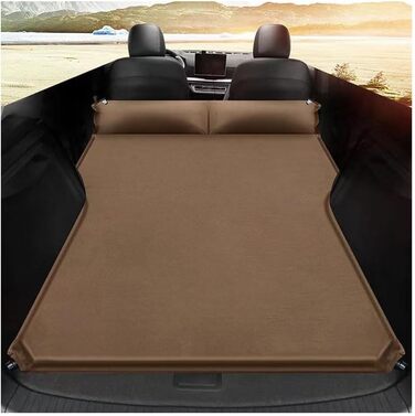 Автомобільний матрац, надувний матрац для Audi Q3 Q5 Q7 Q8 8U F3 8R 4M, надувне ліжко, килимок для сну, розкладний матрац, килимки для сну для двох осіб, A/Коричневий, звичайний A/Коричневий