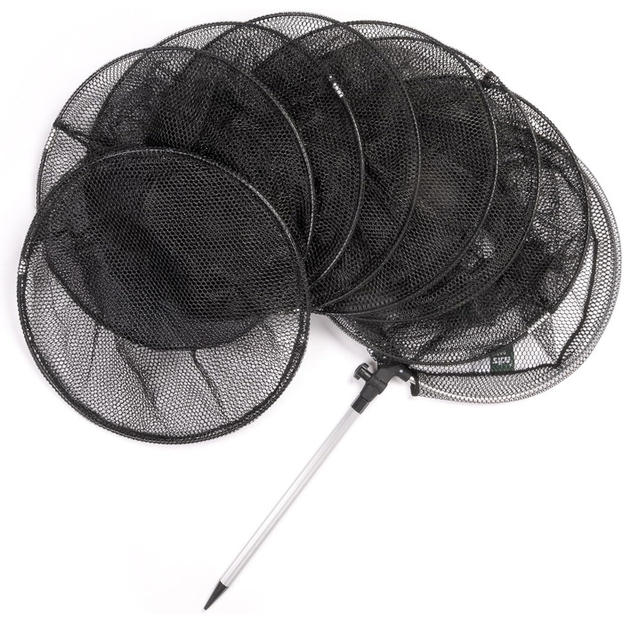 Гумований підсак Zite Fishing 3,50 м Риболовна сітка для лову стоячи з мішком та донною списою Гумований підсак, дружній до риби, риболовля з підсаком