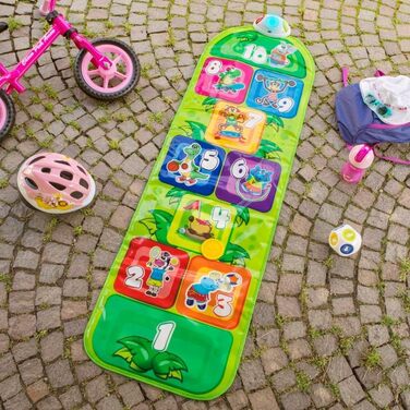 Електронний килимок для стрибків Chicco Jump & Fit, Інтерактивна гра зі світлом і звуком, Музичний килимок для дому, 2 режими гри,