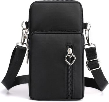 Жіноча сумка через плече DuoLmi невелика, жіноча сумка через плече, нейлонова міні-сумка для мобільного телефону невелика сумка че