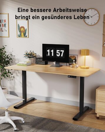 Каркас столу з регулюванням висоти та 2 потужними двигунами, електрично регульований по висоті каркас столу з 3 налаштуваннями пам&39яті та функцією захисту від зіткнень, чорний