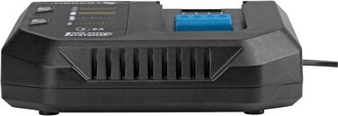 Зарядний пристрій HGERT TECHNIK 4A 18V, функція швидкої зарядки, захист від перегріву та короткого замикання, індикатор зарядки, ефективна зарядка, ідеально підходить для акумуляторів 2A, 4A, 6A