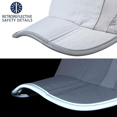 Бейсболка iBasingo з м'якими полями Легка дихаюча швидковисихаюча спортивна шапка для бігу на відкритому повітрі UPF50 для чоловік