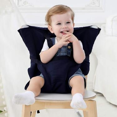 Портативний дорожній стільчик Vine Easy Seat Регульований, безпечний, миється Чохол для сидіння дитячого стільчика для малюків Пра