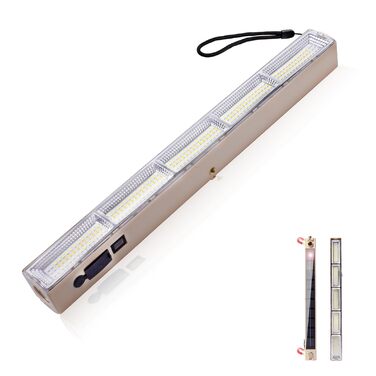 Елегантний кемпінговий ліхтар з акумулятором 6000 мАг, кемпінговий ліхтар з магнітом, робочий ліхтар з 4 режимами, ліхтар для майстерні на 192 світлодіоди, кемпінговий ліхтар з USB-зарядкою для риболовлі, кемпінгу, використання в приміщенні та на відкрито