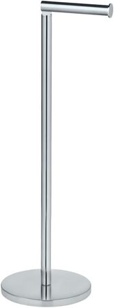 Підставка для туалетного рулону 2в1, нержавіюча сталь срібляста