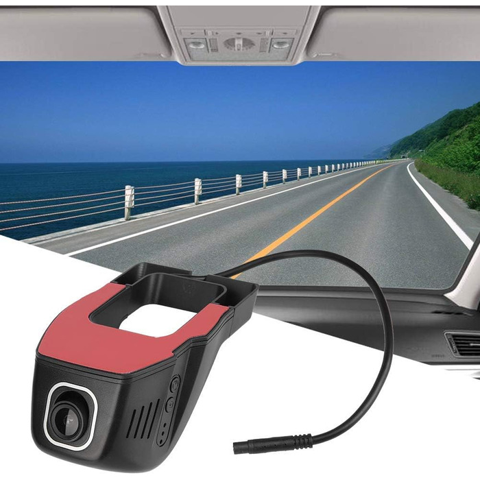Автомобільна камера, WiFi full HD 1080P автомобільний відеореєстратор відеореєстратор перфоратор камера водіння нічна версія
