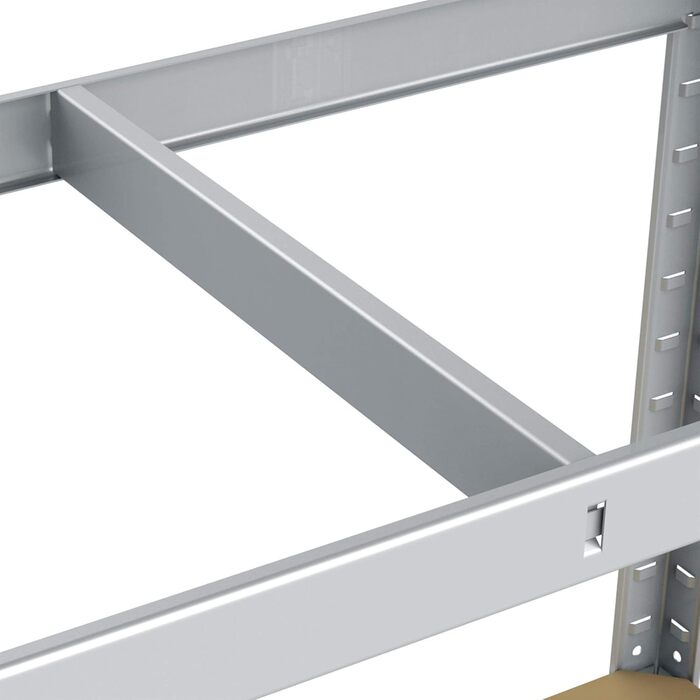 Полиця для зберігання 160x80x40 см Міцна полиця 4 полиці з МДФ Полиця для підвалу Полиця без болтів Полиця для майстерні, 2 шт.