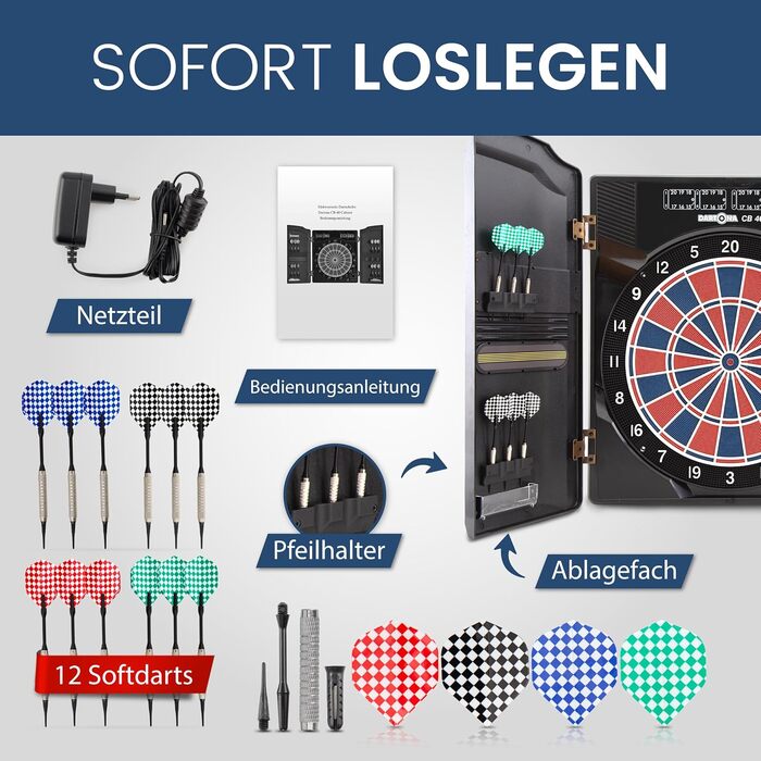 Кабінет для електронної мішені для дартсу Dartona CB40 - Найкраще співвідношення ціни та якості на Vergleich.org