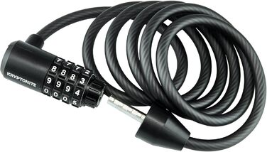 Замки Kryptoflex для дорослих, чорні, комбо 150 см 1,5 м