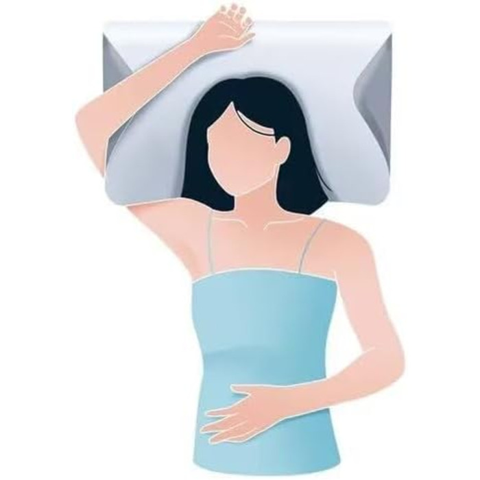 Ортопедична подушка Airflow Pro для лікування апное сну, оригінальна сіра, один розмір