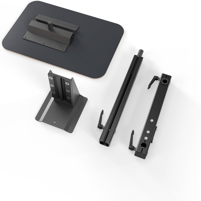 Стіл для підлогової рейки або опорної плити - складаний, розкладний та поворотний - для офісу та кемпінгу у фургоні - консольний столик (Mercedes V-Class/Vito)