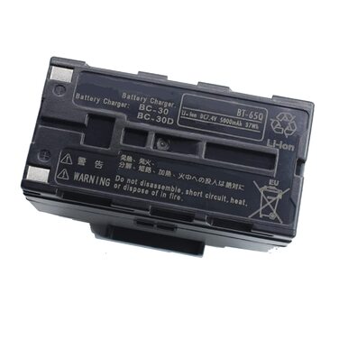 Замінний акумулятор BT-65Q ємністю 5000 мАг 37 Втгод, сумісний з Topcon BT-30, BT-62Q, BT65Q, BT66Q, BT-66Q