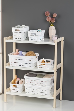 Кошик Idea Home 00615 Pyramid White 8.2 л (00615 White) (7180077)