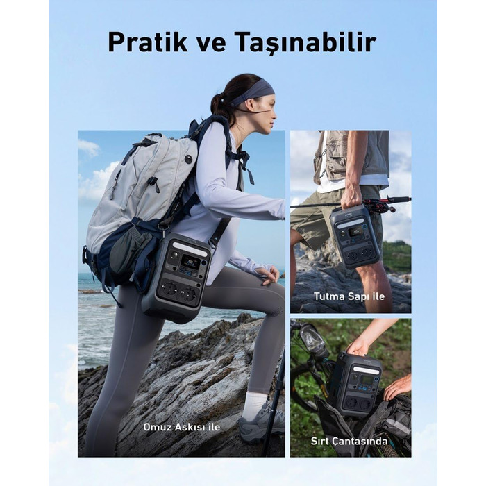 Портативна електростанція Anker SOLIX C300X 288 Втгод 600 Вт