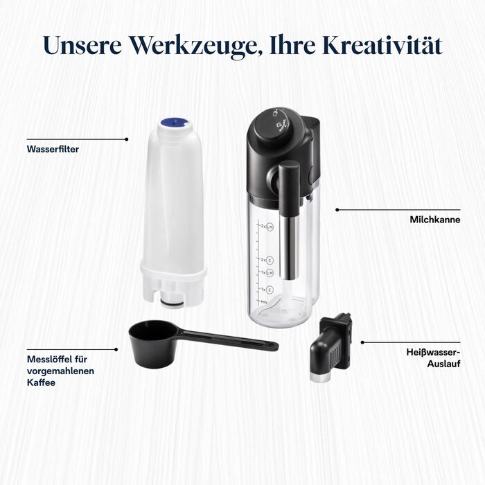 Кавомашина De'Longhi Magnifica Start 4 напої, чорна, система LatteCrema та кольорова сенсорна панель керування
