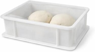 Коробка для тіста для піци 1 кришка - мала версія для менших холодильників 3212 см Зроблено в Італії Коробка для розстойки, форма для тіста для піци Коробка для тіста для кульок тіста для піци, контейнер для тіста для піци, 1