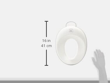 Сидіння для унітазу BabyBjrn, білий/сірий