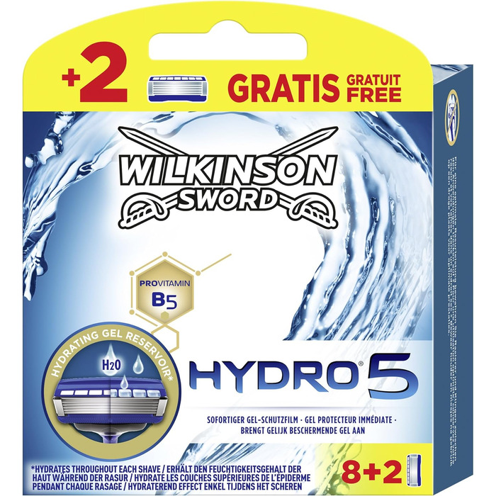 Бритвені леза Wilkinson Sword Hydro 5 для чоловіків Бритва 8 2 шт.