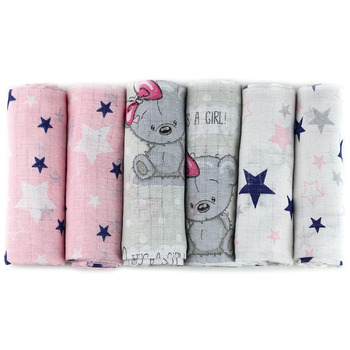 Муслінові серветки - муслінові пелюшки - упаковка 6 70x80 см - тканинні пелюшки, ЗРОБЛЕНІ В ЄС, перевірені на вміст шкідливих речо