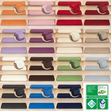 Килимки для ніг Vorwerk Uni одинарні та економ-комплекти бордо прямокутні бордо прямокутні