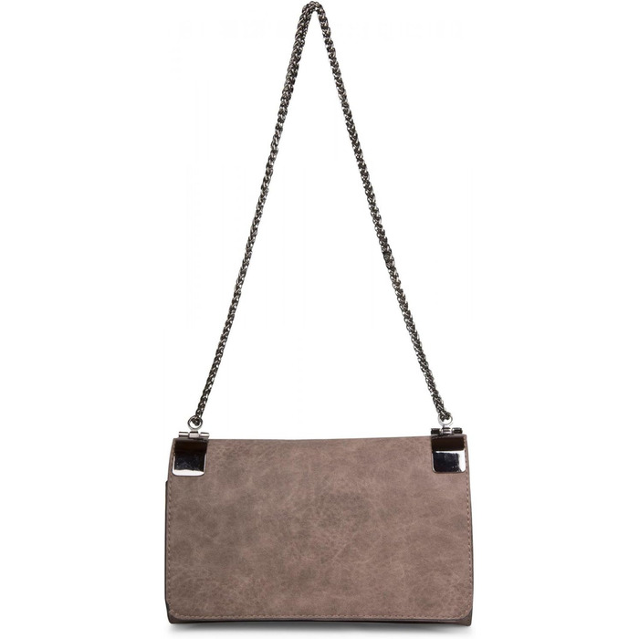 Клатч, вечірня сумочка з металевими застібками та ланцюжком, вінтажний дизайн, жіночий 02012046 Оливковий