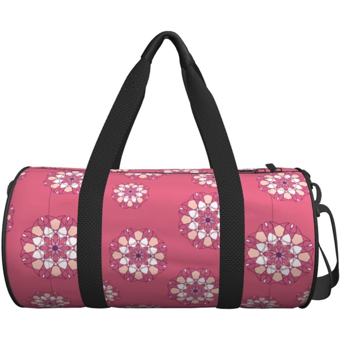 Дорожня сумка-циліндр з геометричним малюнком, спортивна сумка для чоловіків та жінок, сумка-мішок, спортивна дорожня сумка