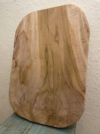 Журнальний столик з тикового дерева 44 см Табурет Коричневий Чорний Тумбочка з масиву дерева Декоративний столик Унікальна стільниця з тикового дерева різних форм Диванний столик Вітальня Спальня