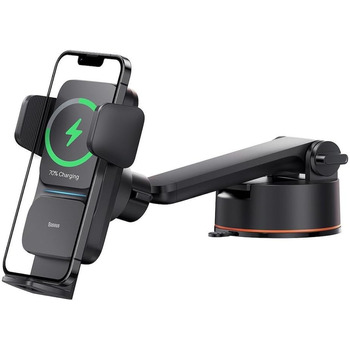 Бездротова зарядка в кабіні електромобіля Тримач для телефону Qi (чорний)
