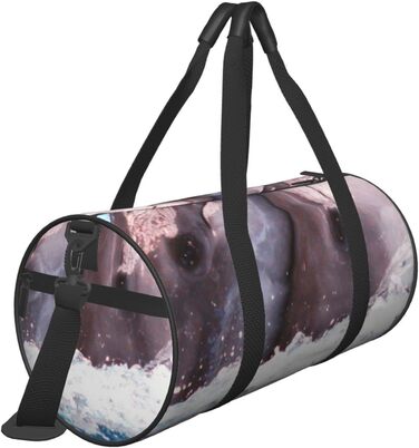 Дорожня сумка Подвійні дельфіни у воді, спортивна сумка для чоловіків та жінок, сумка-мішок, спортивна дорожня сумка