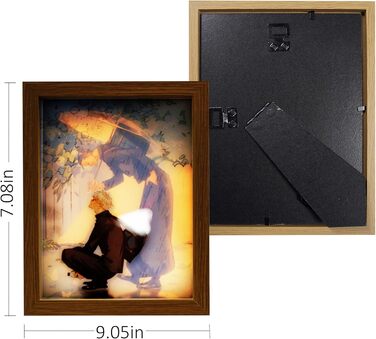 Ілюміновані картини FunLake, натхненні японським аніме-дзюцу - світлодіодний декор для стін Gojo Satoru та Geto Suguru, рамка для