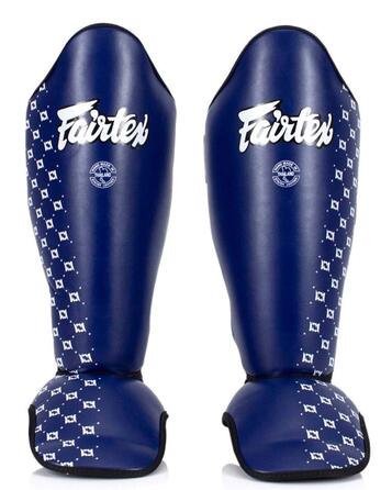 Захисні щитки Fairtex SP5 для гомілок та підйому - Super Comfort синього кольору, розмір M