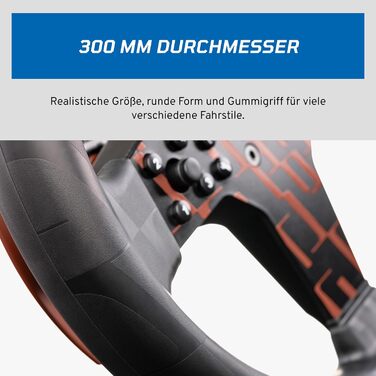 Кермо FANATEC Sim Racing CSL BMW гумове покриття, світлодіодний дисплей, смужка RevStripe, металевий важіль перемикання передач ПК, PS5, PS4