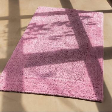 Килимок для ванної mve Loft з ворсом 60 x 100 см, виготовлений зі 100 бавовни, колір Графіт 60 x 100 см