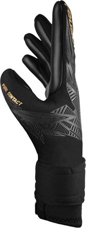 Воротарські рукавиці Reusch Unisex Youth Pure Contact Infinity Junior Воротарські рукавиці 7 чорно-золоті