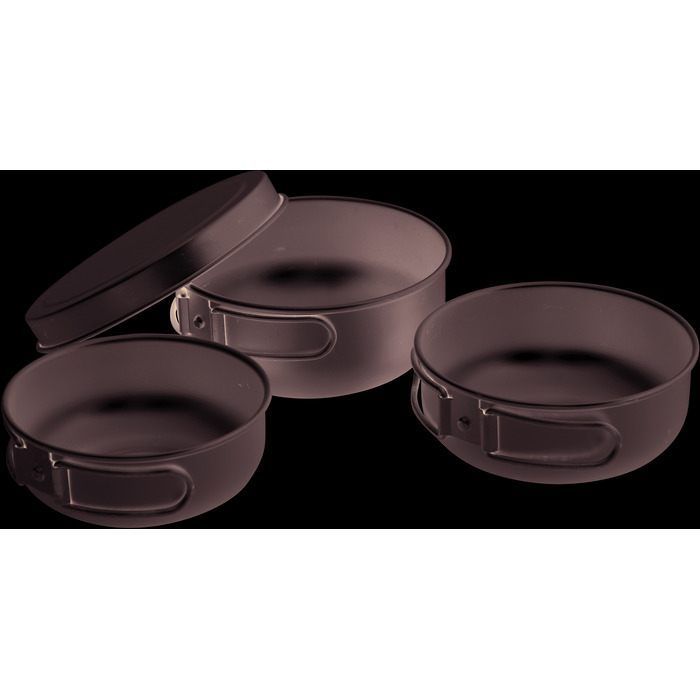 Набір туристичного посуду Easy Camp Adventure Ultra Light Cook Set Silver (680196)