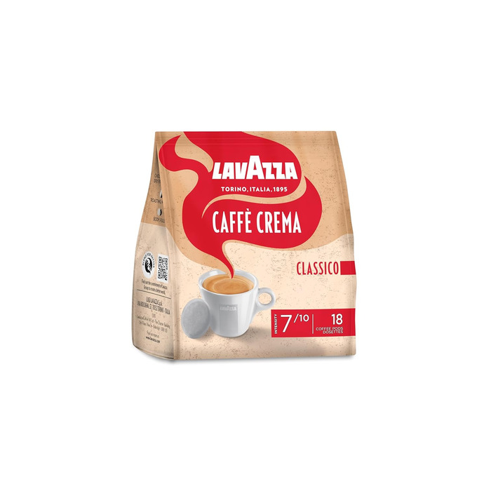 Кавові подушечки Lavazza - Classico - 180 подушечок - Упаковка по 10 шт. (10 x 125 г) Classico 125 г (Упаковка по 10 шт.)