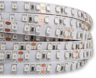 Світлодіодна стрічка Mextronic 3528, червона, 625-630nm, 48W, 500см, 24V, IP20