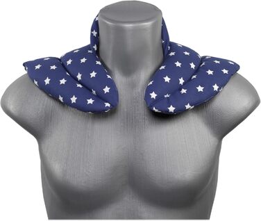 Подушка для шиї для шийного відділу хребта - шия плечі спина - зоряно-синя - ріпакова подушка - грілка для шиї