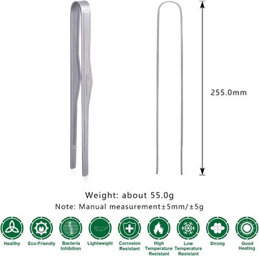 Щипці для кухонного гриля Титановий затискач для гриля для чайної чашки Щипці для смаження Пінцет без опіків Багатофункціональний