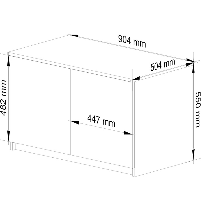 АКОРД Подовження гардеробу Додаткова шафа Верхня частина шафи Місце для зберігання Шафа, що монтується на стелю Легко збирається Гарантія 24 місяці