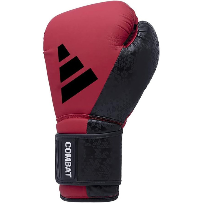 Боксерські рукавички adidas Combat 50 - червоно-чорні, 12 унцій